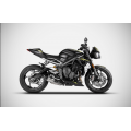 ZARD Conical Slip-on Exhaust system for Triumph Street Triple 765 S / RS (20-22)